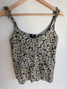 7 For All Mankind Silk Blend Floral Tank